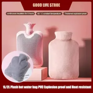 bolsa de água quente de pelúcia