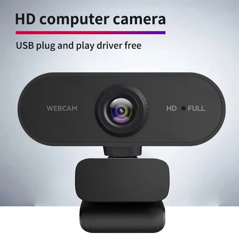 Câmera USB Full HD 1080p com Microfone Rotativo para PC - Imagem 2