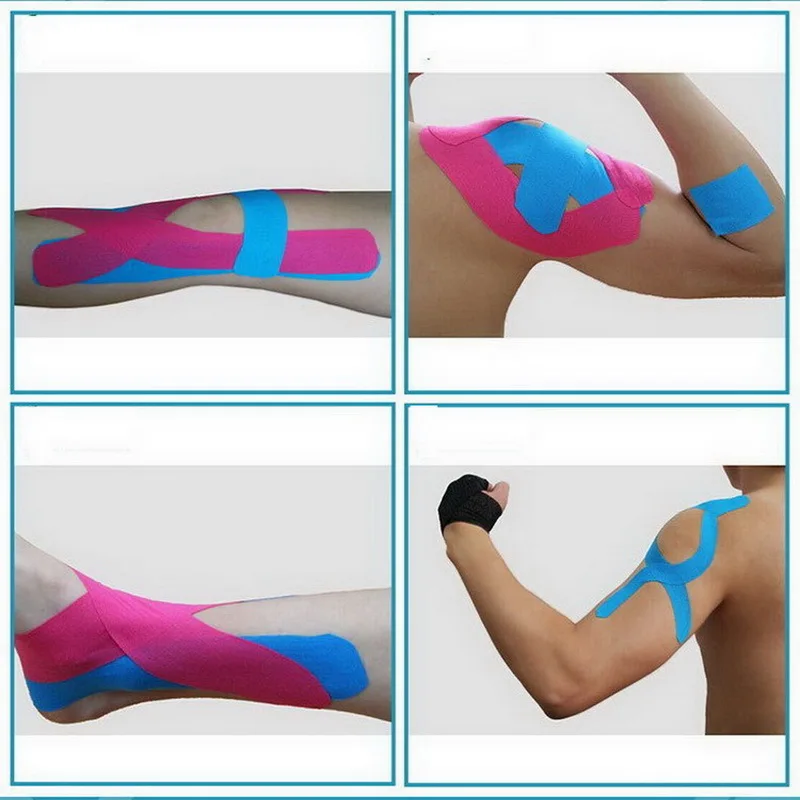 Kit 6 Rolos Fita Kinesio Bandagem Elástica Adesiva Esportiva - Imagem 3