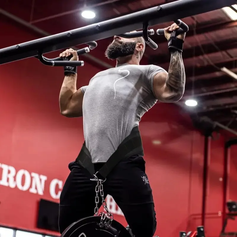 Cinto Levantamento Peso Musculação Neoprene Nylon Corrente - Imagem 2