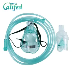 máscara nebulizadora com tubo