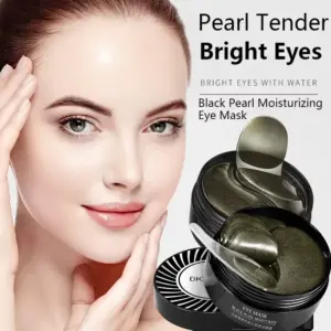 máscara para olhos hidrogel pérola negra