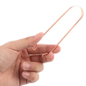 raspador de língua cobre puro