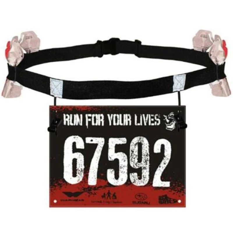 Cinto de Corrida Dacron Preto 80cm - Imagem 2