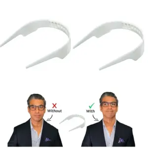 suporte ajustável de colarinho para camisa