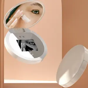 espelho de maquiagem com detector uv