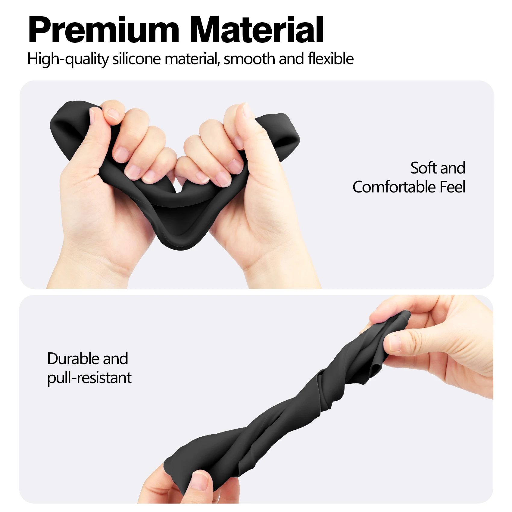 Capa Silicone Facial VR Quest 2/3/3S Cinza - Imagem 6