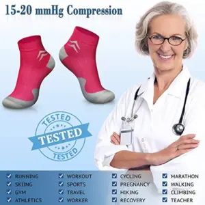 meia de compressão fascite plantar masculina