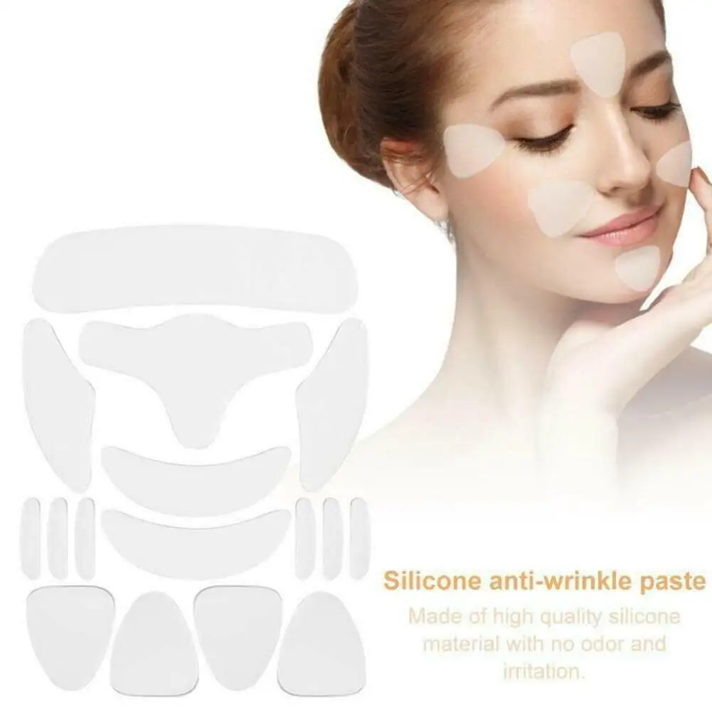 Adesivos de Silicone Reutilizáveis para Face e Pescoço - Imagem 2