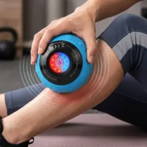 bola de massagem elétrica vibratória recarregável