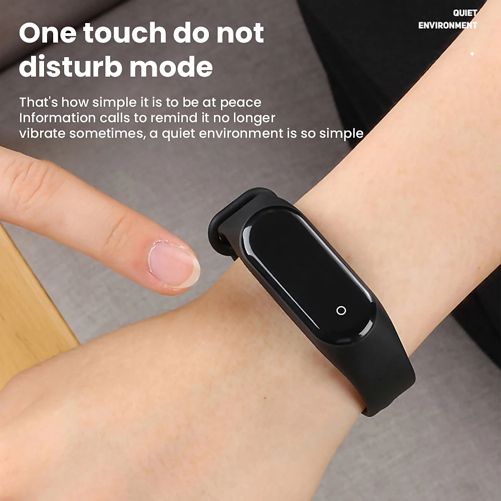 Smartwatch Digital Monitor Cardíaco Pedômetro Preto - Imagem 4