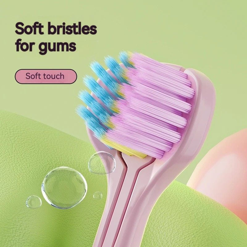 Escova Dental Trilateral com Raspador de Língua Cores Sortidas - Imagem 4