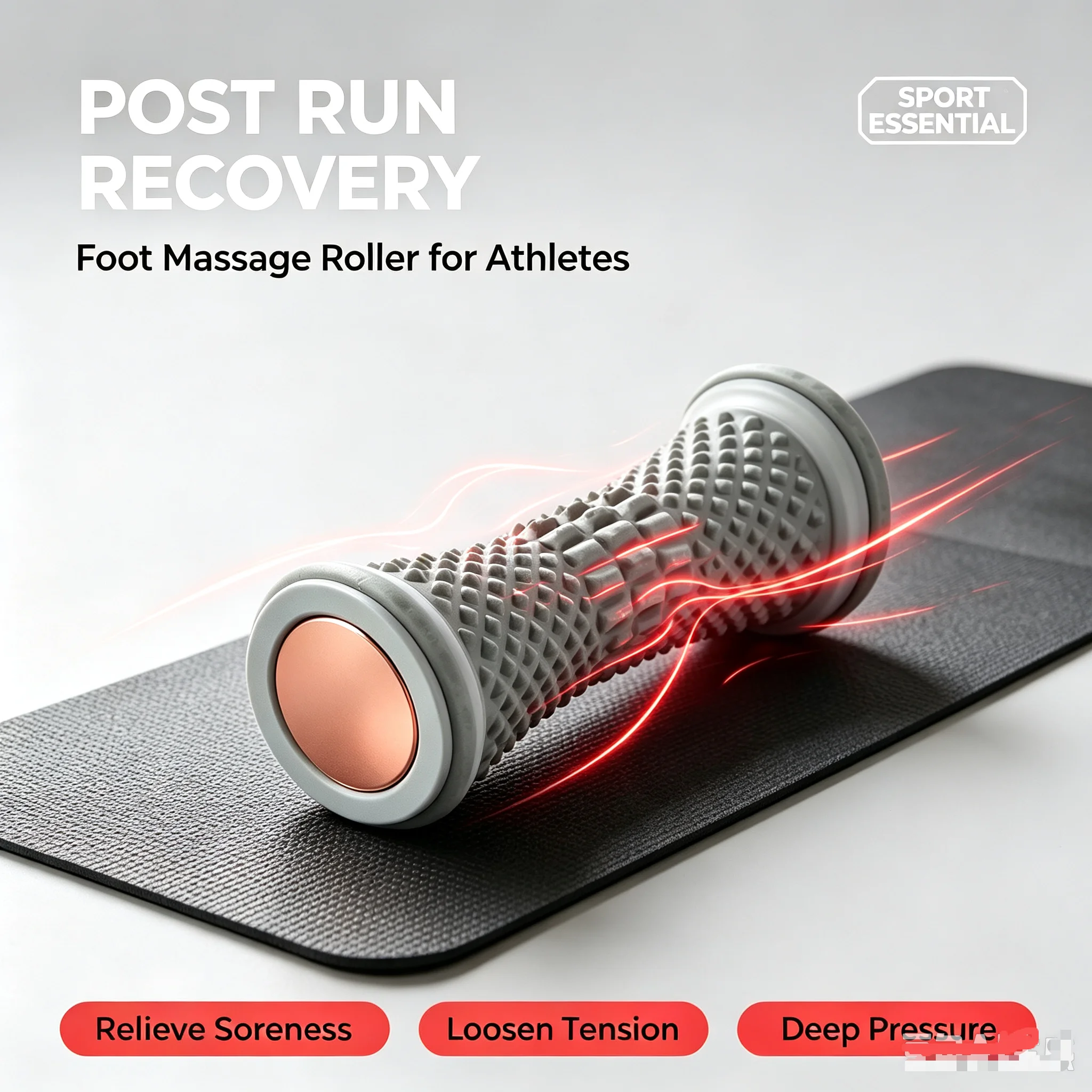 Rolo de Massagem para Pés Manual Plástico - Imagem 4
