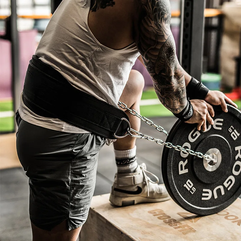 Cinto Levantamento Peso Musculação Neoprene Nylon Corrente - Imagem 5