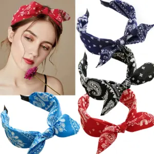 faixa de cabelo feminina elástica