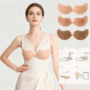 sutiã de silicone adesivo invisível