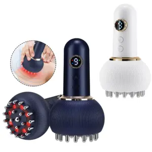 escova massageadora elétrica aquecida sem fio