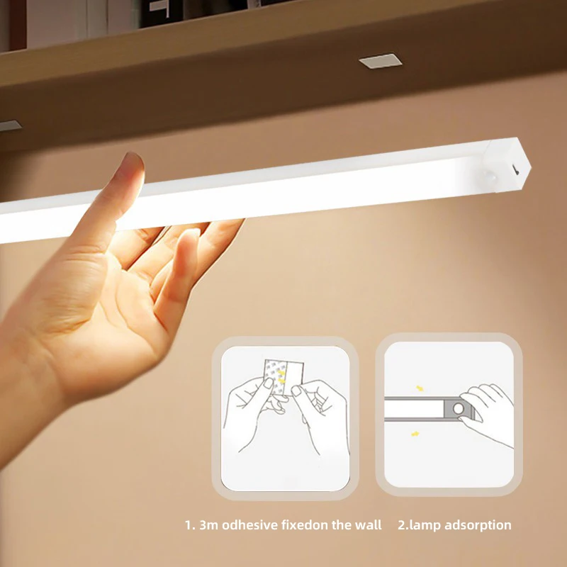Lâmpada LED com Sensor de Movimento USB-C Recarregável para Armário - Imagem 3