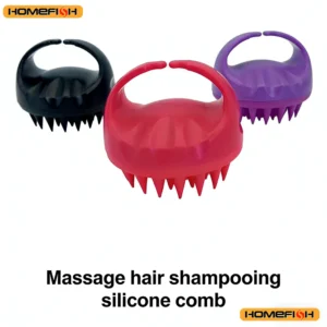escova massageadora para shampoo