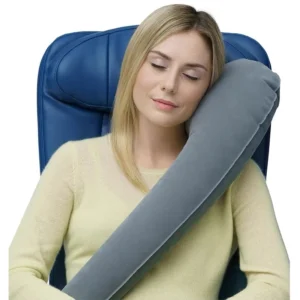 travesseiro de viagem inflável
