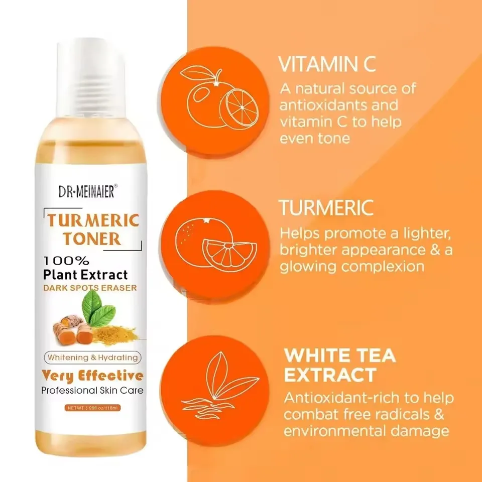 Tônico Facial Iluminador Cúrcuma Vitamina C 118ml - Imagem 3