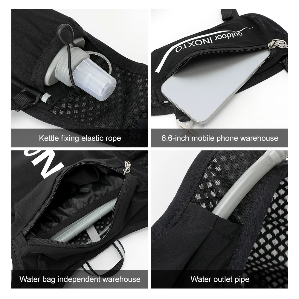Mochila Hidratação Corrida com Bolsa de Água 1,5L - Imagem 5