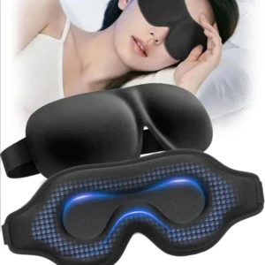 máscara de dormir 3D preta