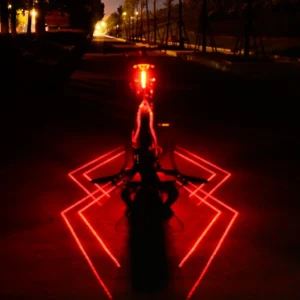 luz traseira de bicicleta usb recarregável