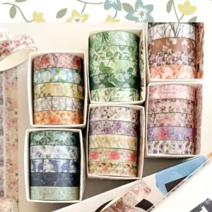 fita washi floral