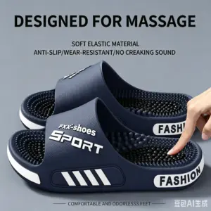 chinelo masculino pontos de massagem
