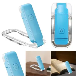 luz de leitura led usb com clipe