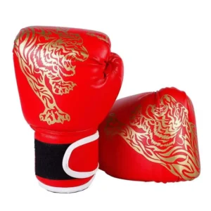 luvas de boxe infantil couro pu