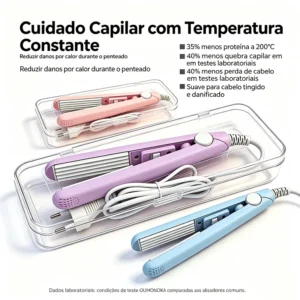 modelador de cabelo 3 em 1
