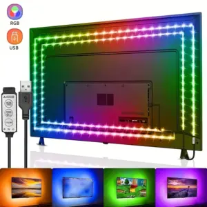fita led usb 5v para tv backlight