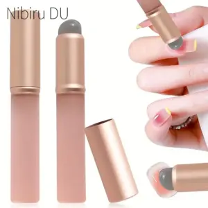 escova de silicone para unhas e lábios
