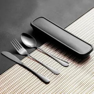 conjunto de talheres de aço inoxidável