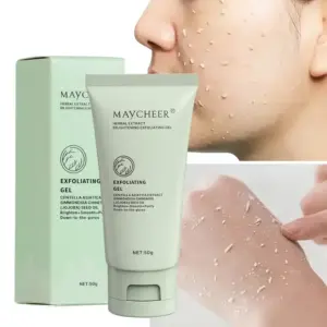 gel esfoliante facial extrato de ervas