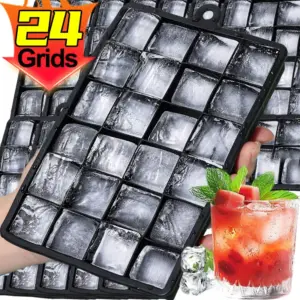 molde de gelo de silicone quadrado