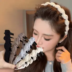 hairband antiderrapante tecido doce