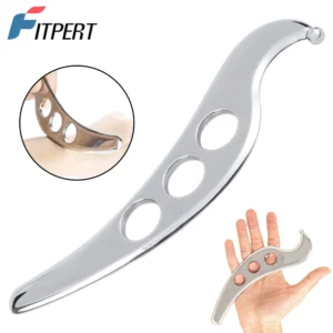placa gua sha aço inoxidável