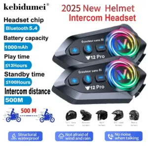 fone de ouvido intercomunicador para capacete