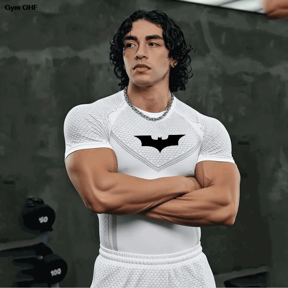 Camiseta Compressão Masculina Treino Secagem Rápida Respirável - Imagem 5