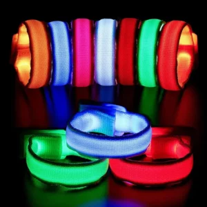 faixa de luz led refletiva para braço