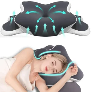 almofada ergonômica espuma viscoelástica pescoço