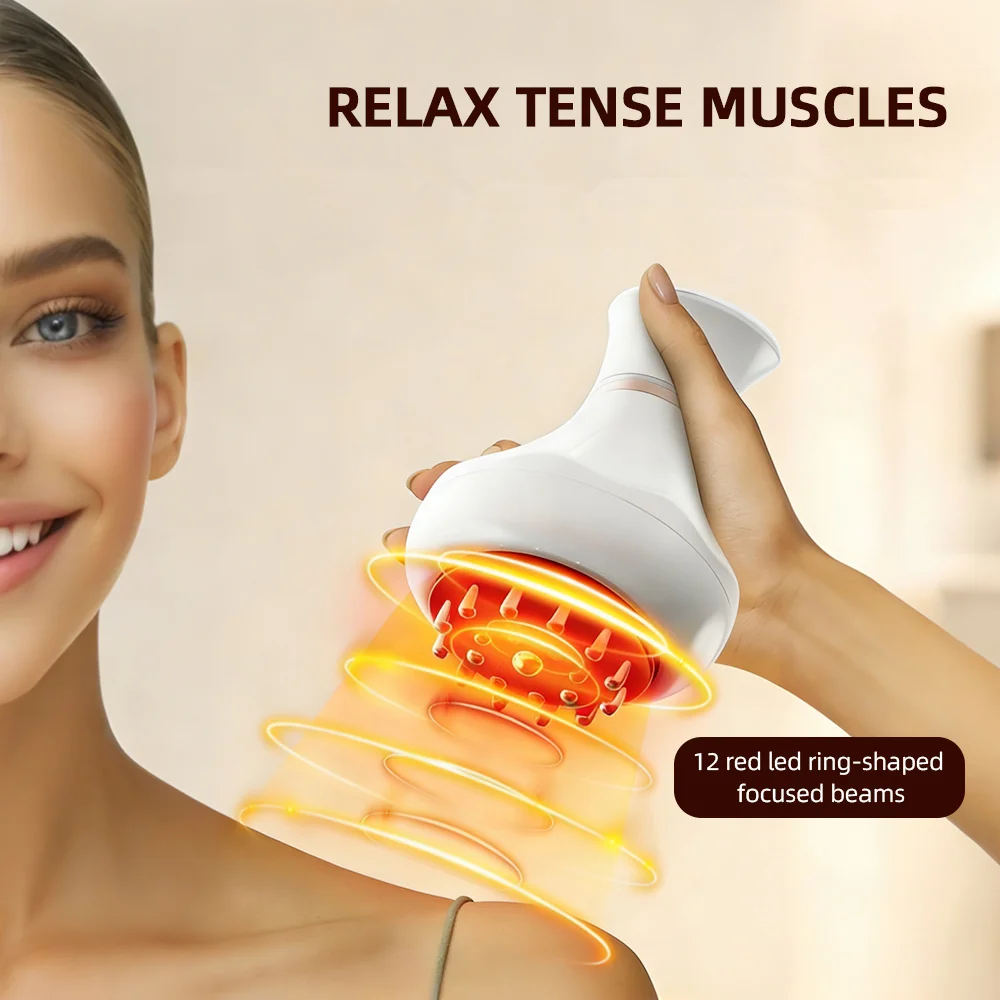 Escova Elétrica Vibratória para Meridianos Corporal Gua Sha - Imagem 5