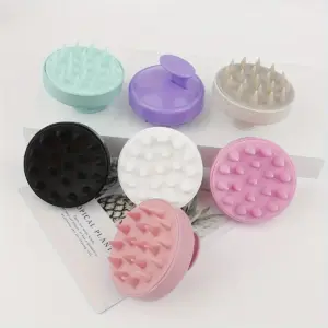 massageador de couro cabeludo de silicone