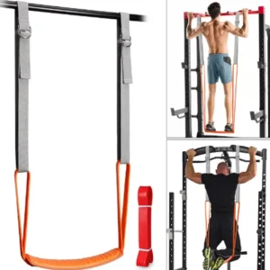 barra horizontal exercícios faixa elástica