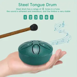 tambor de língua de aço 3 polegadas