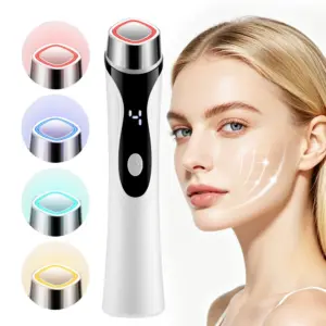 massageador facial luz led sem fio