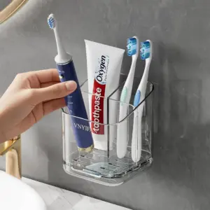 suporte de parede para escovas de dente